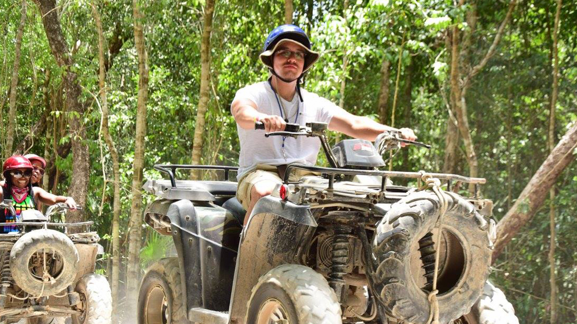 Combo 3x1 Zipline, Shared ATV and Cenote